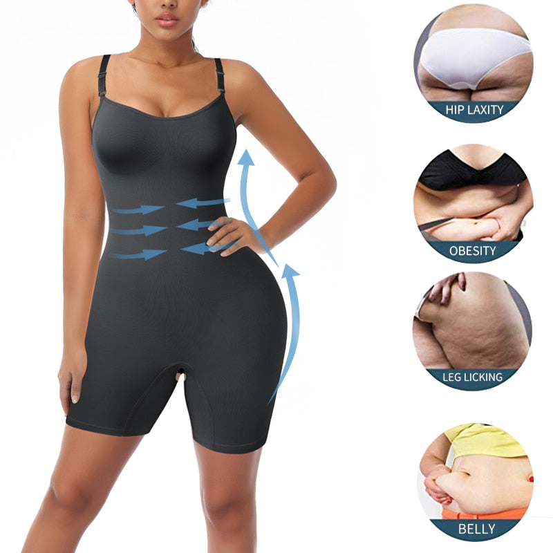 Bodysuit Shapewear Women Full Body Shaper Tummy Control Slimming Sheath Butt Lifter Push Up Thigh Slimmer Abdomen Shapers Corset