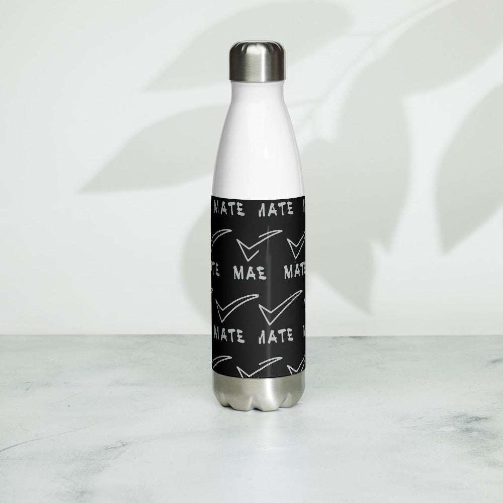 Stainless Steel Water Bottle Checkmate Collection