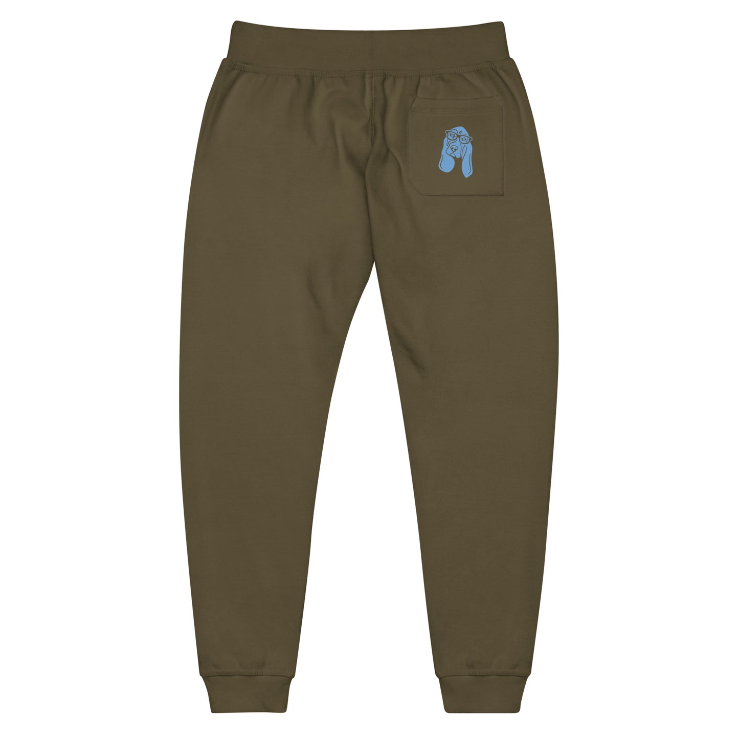 Unisex fleece sweatpants Nerd (Dog)