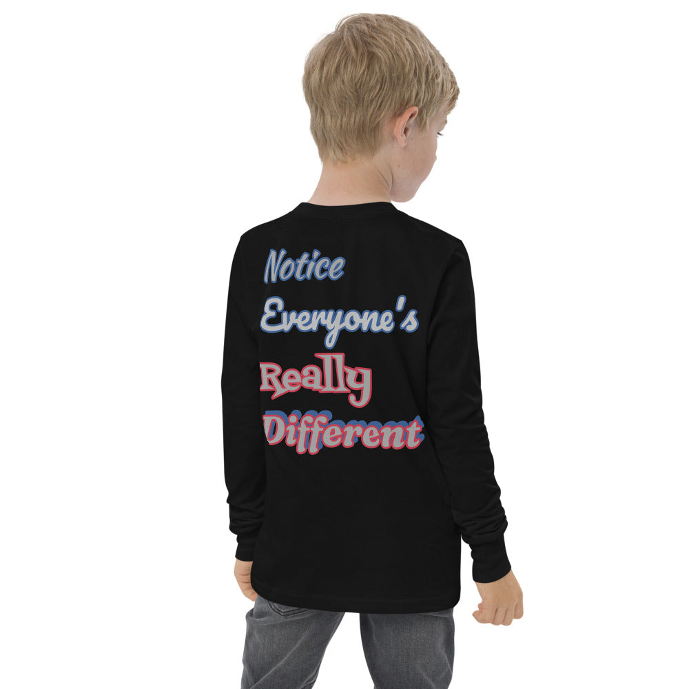Youth long sleeve tee (NERD Style)