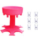 6 Shot Glass Dispenser Holder Carrier Caddy Liquor Dispenser Party Drinking Games Bar Cocktail Wine Beer Quick Filling Tool (Exclusive)