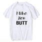 Couples Shirts I Like His Beard - I Like Her Butt T Shirts Matching shirt Anniversary Gift unisex aesthetic tees slogan goth top