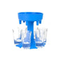 6 Shot Glass Dispenser Holder Carrier Caddy Liquor Dispenser Party Drinking Games Bar Cocktail Wine Beer Quick Filling Tool (Exclusive)