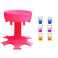 6 Shot Glass Dispenser Holder Carrier Caddy Liquor Dispenser Party Drinking Games Bar Cocktail Wine Beer Quick Filling Tool (Exclusive)
