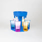 6 Shot Glass Dispenser Holder Carrier Caddy Liquor Dispenser Party Drinking Games Bar Cocktail Wine Beer Quick Filling Tool (Exclusive)