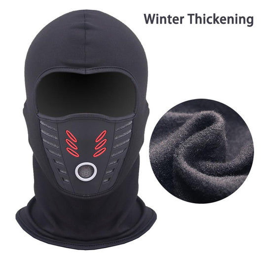 Thermal Mask Hood Cold Weather Windproof Thermal Fleece Neck Warm Balaclava Waterproof FaceMask Motorcycle Helmet Ski Mask