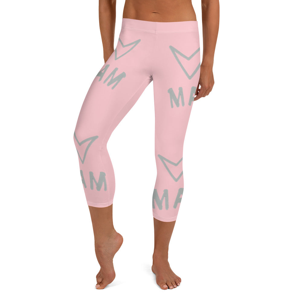 Capri Leggings Pink (Checkmate Collection)