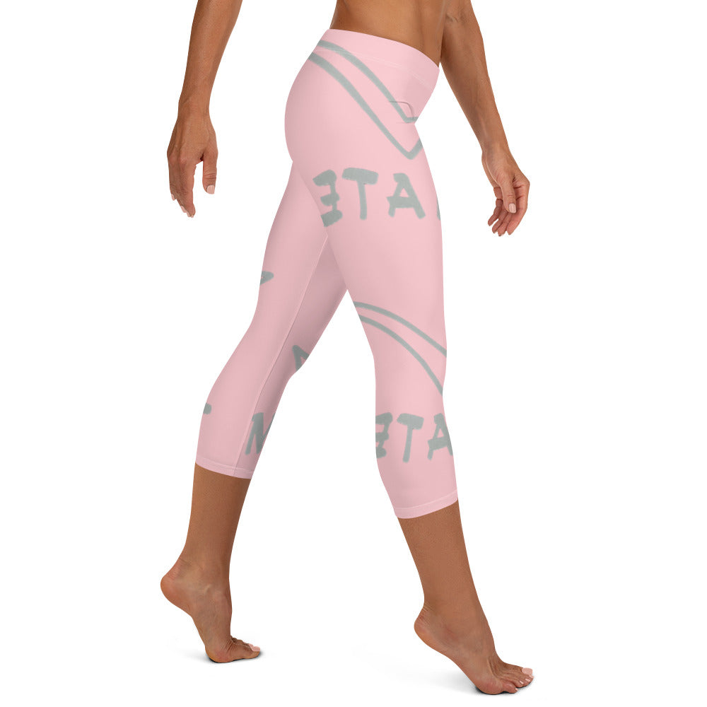 Capri Leggings Pink (Checkmate Collection)