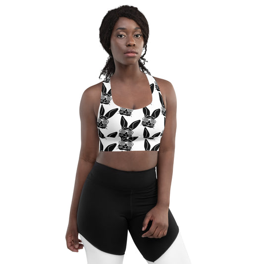 Longline sports bra (Nerd Style)