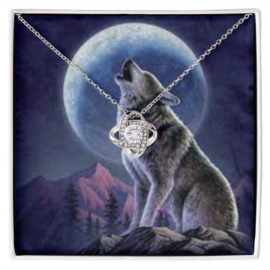 Lone wolf necklace