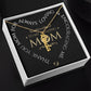 Vertical personalized name necklace