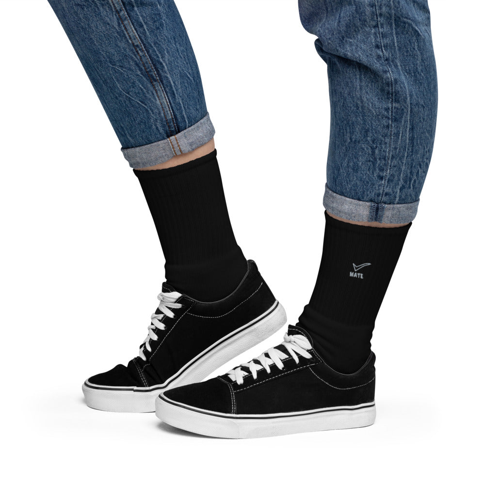 Embroidered socks (Checkmate Collection)