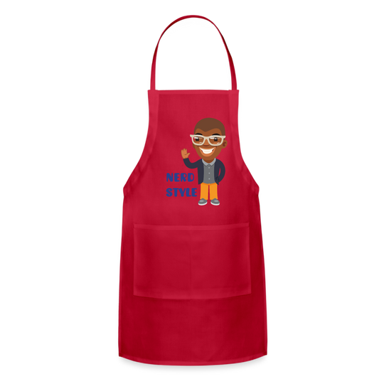 NERD Style Apron - red