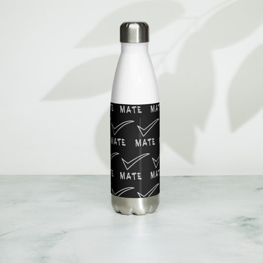 Stainless Steel Water Bottle Checkmate Collection
