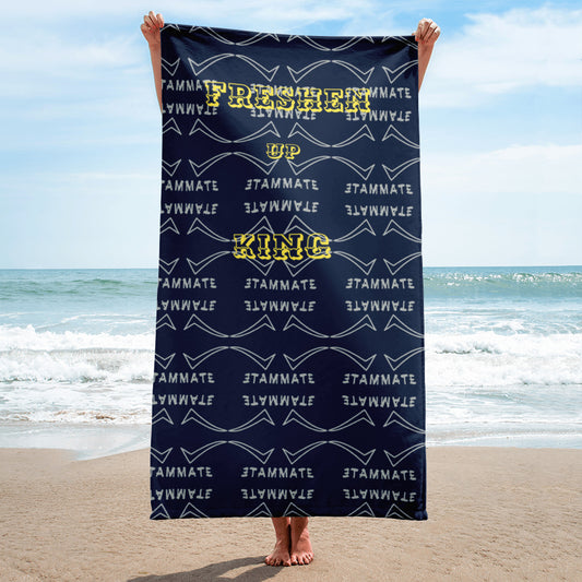 Towel Navy (Checkmate Collection)