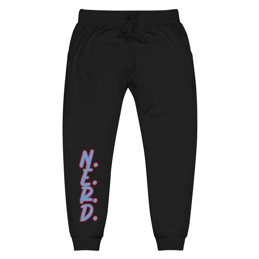 Unisex fleece sweatpants/ NERD Style